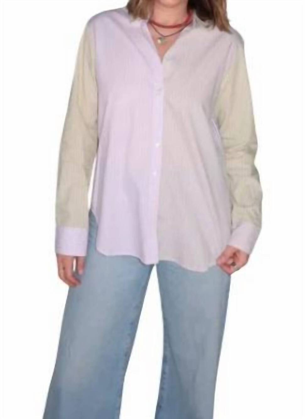 NEW XIRENA women's the beau shirt in mixed stripe
